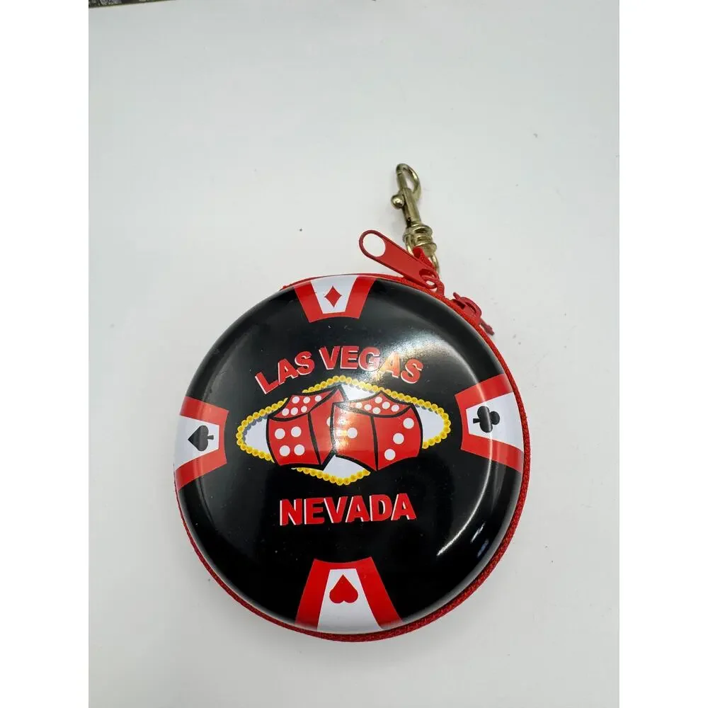 Las Vegas Souvenir Notebook & Round Welcome Sign‎ Zipper Case Set